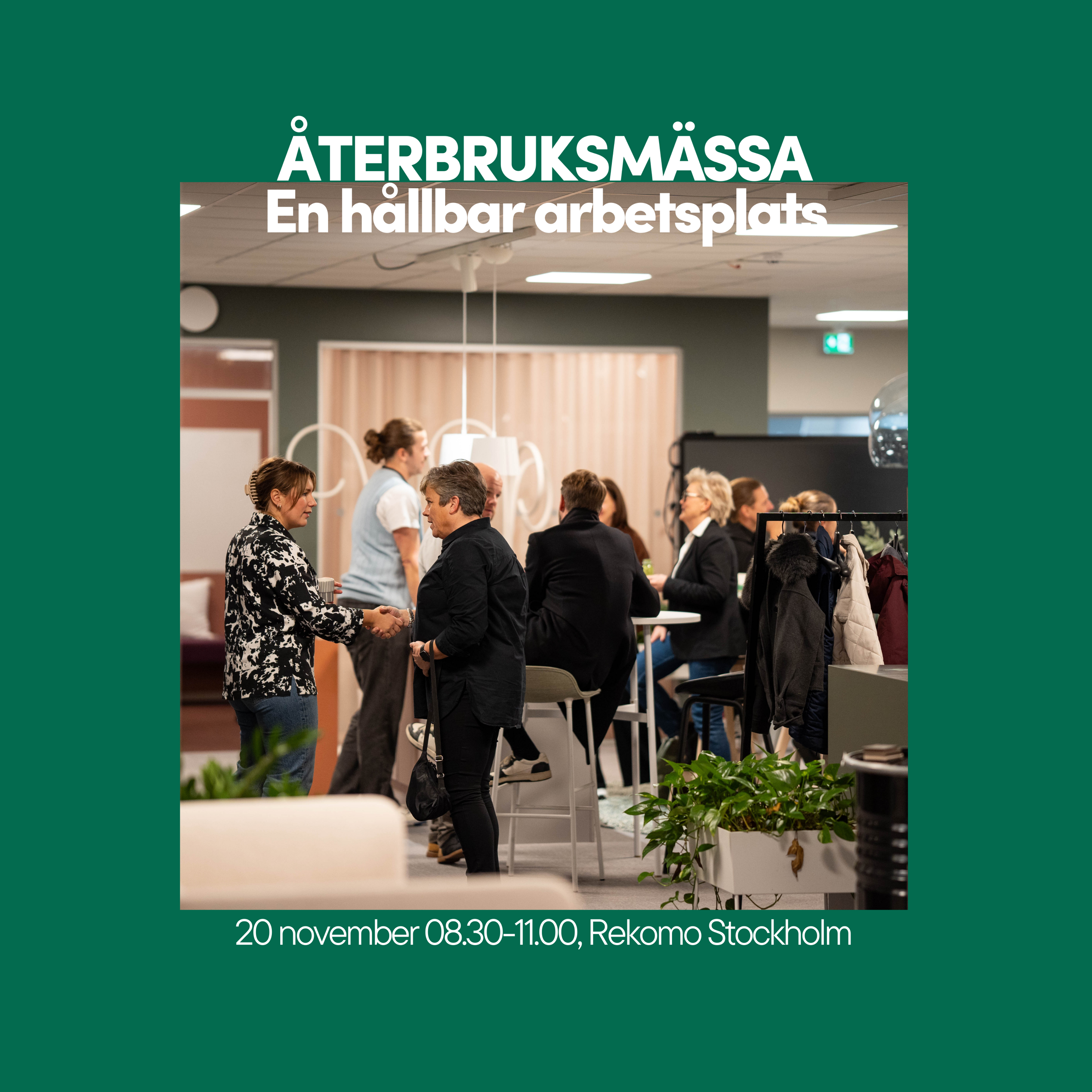 Featured image for “Inbjudan återbruksmässa – en hållbar arbetsplats”